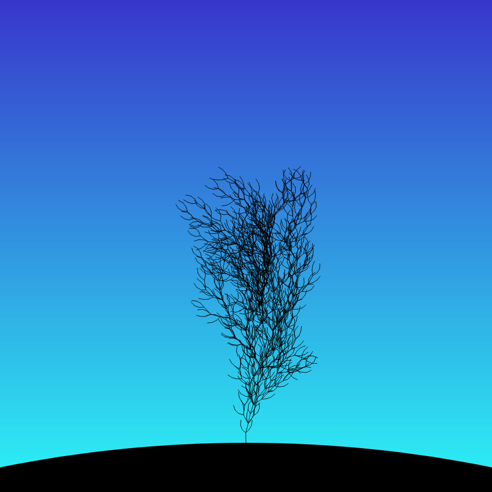 Fractal-Lsystem Tree #45