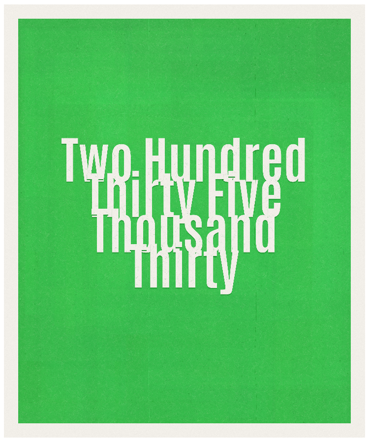 Count #235030