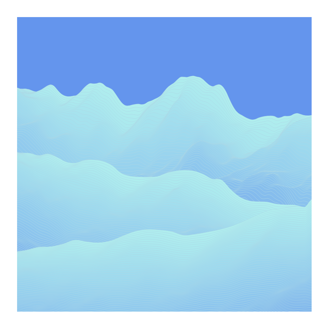 Random Mountain generative #11