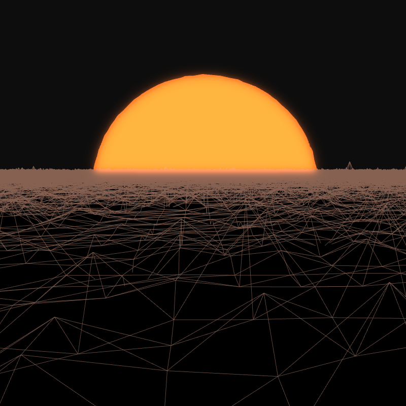 Generative Retrowave Field