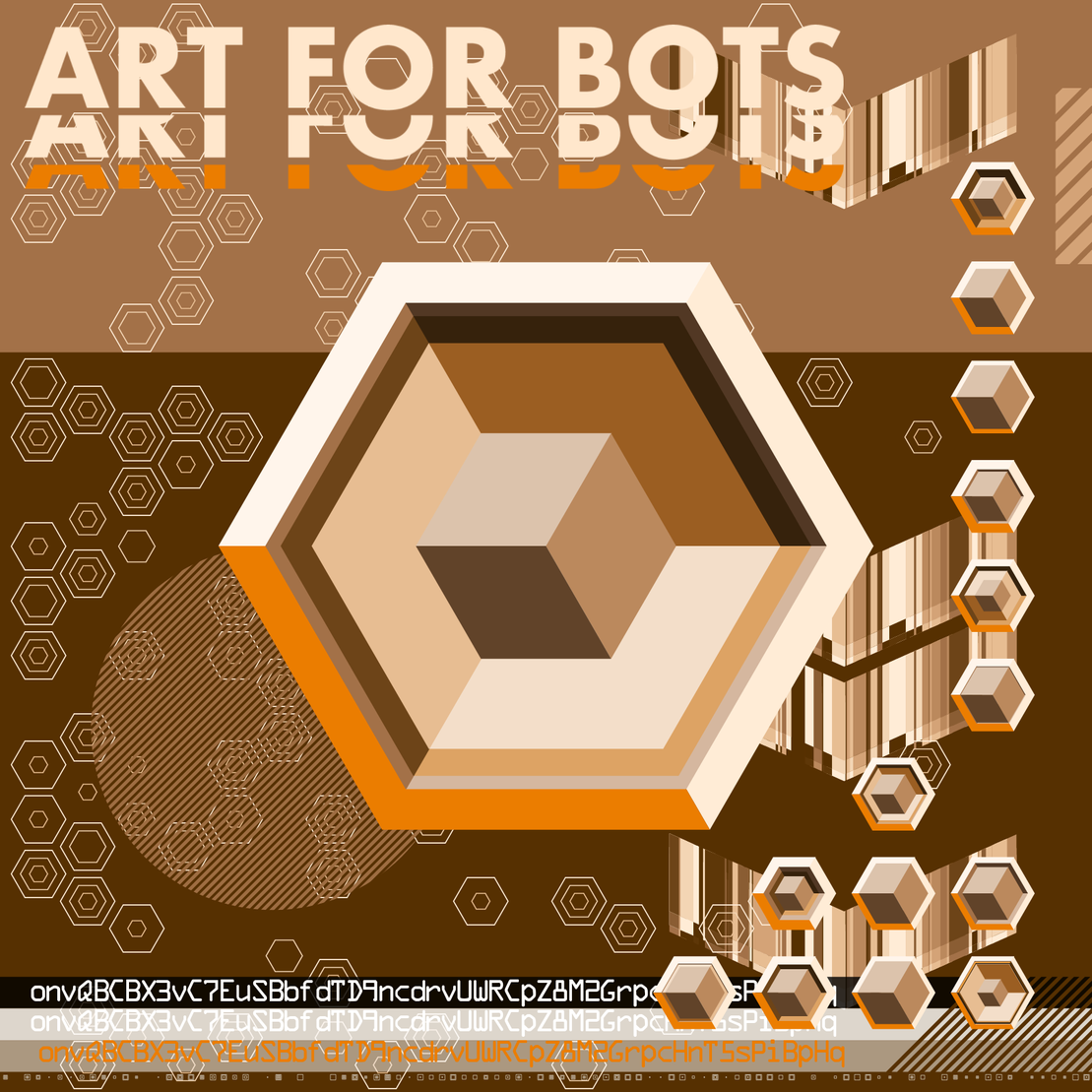 Hexagones - Art for Bots for Humans #44