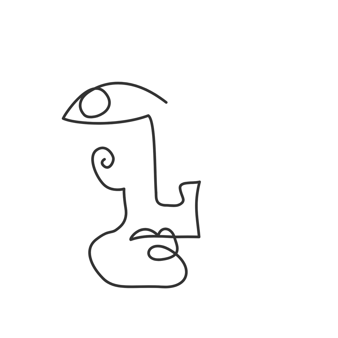 One line faces #22