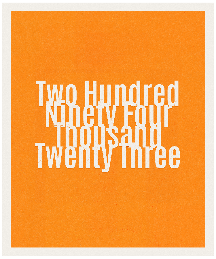 Count #294023