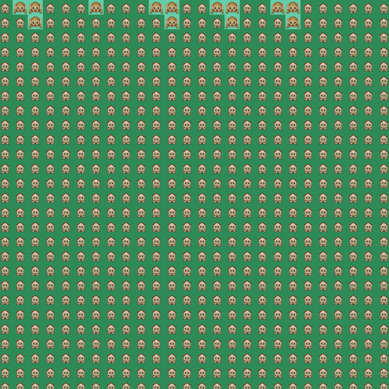 Elementary Cellular Emoji Automata #435