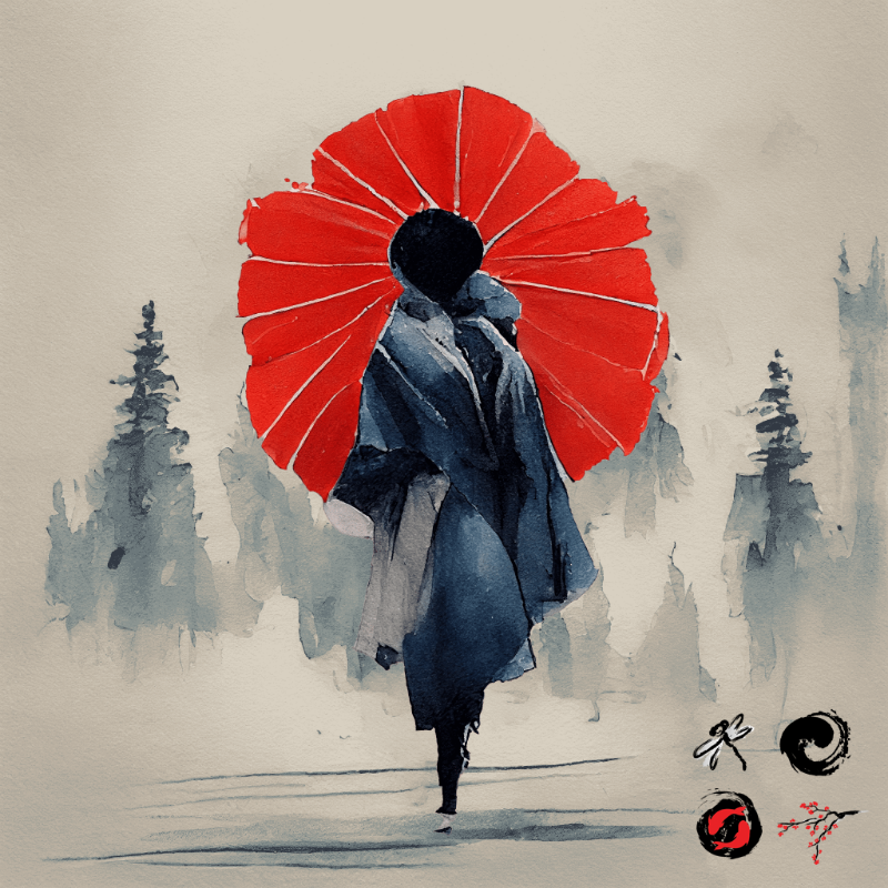 A walking geisha #13