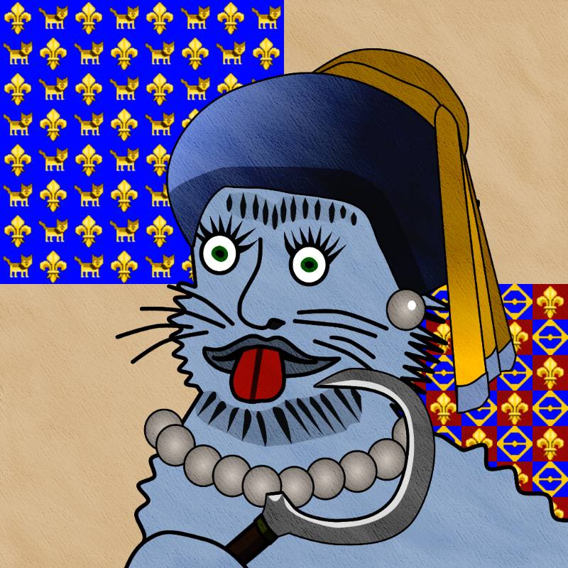 Famous Medieval Cat #34