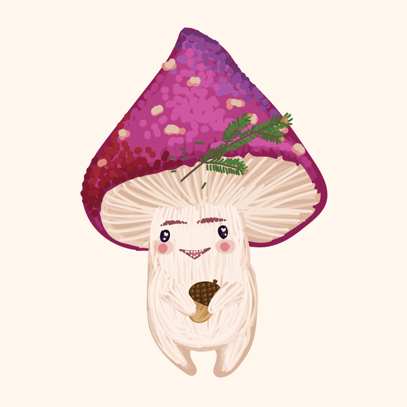 Cute Mushrooms Forest Guys #3