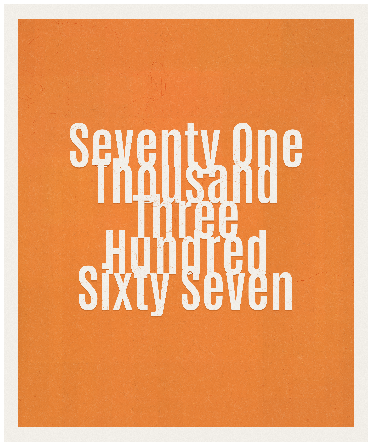Count #71367