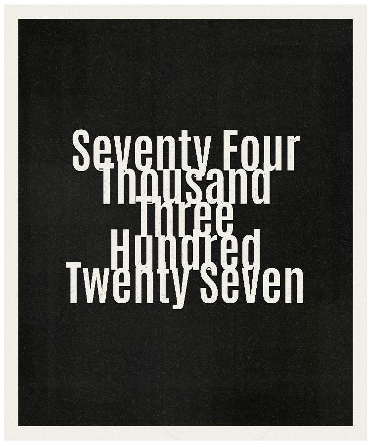 Count #74327