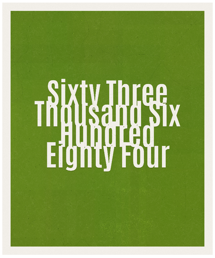 Count #63684