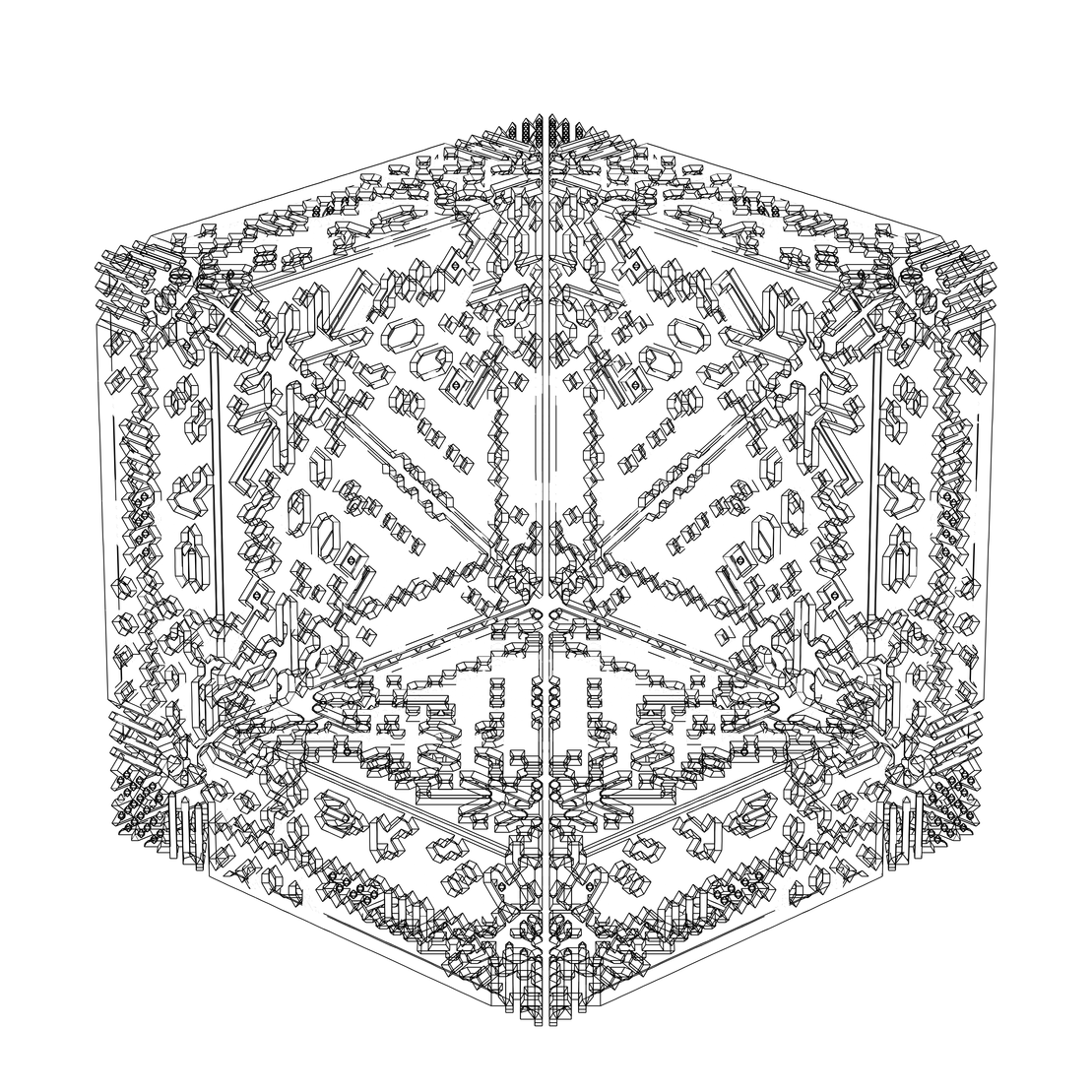 LL21 Alien Art Cube #345