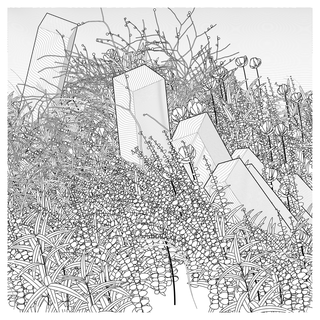 Garden, Monoliths #137