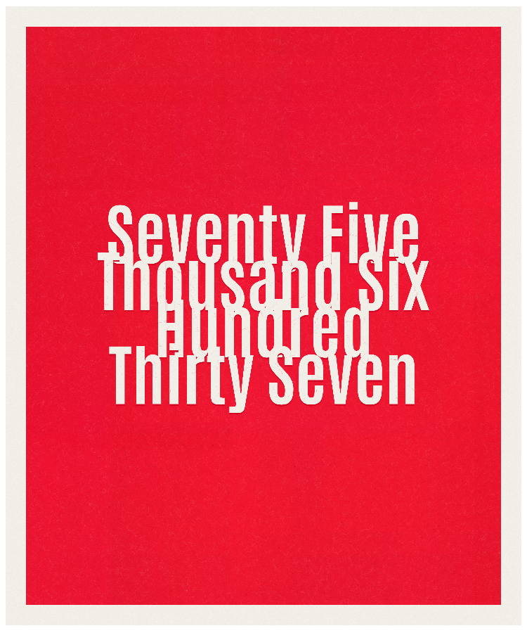 Count #75637