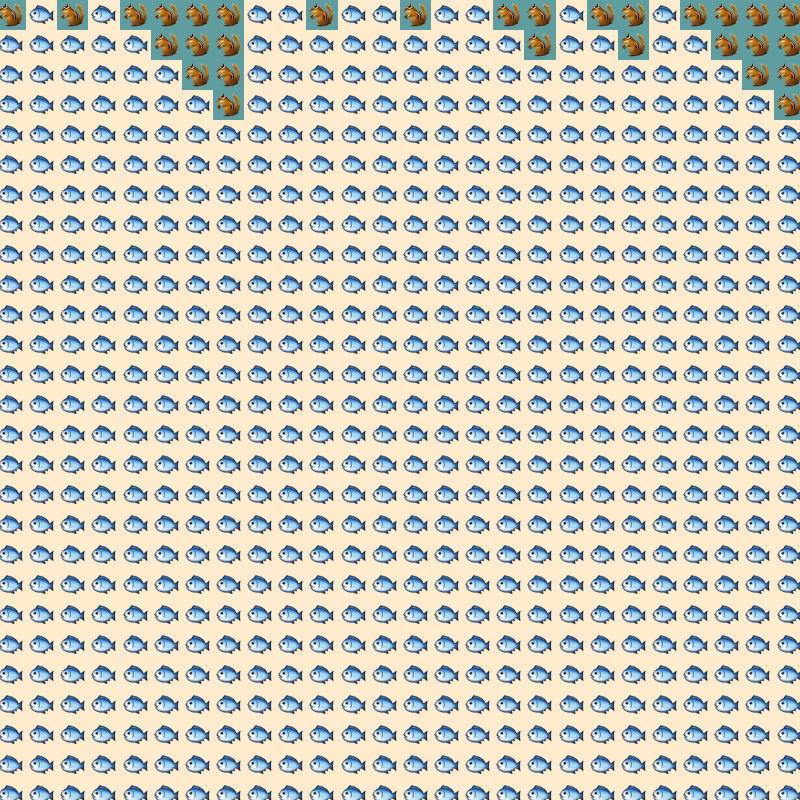 Elementary Cellular Emoji Automata #29