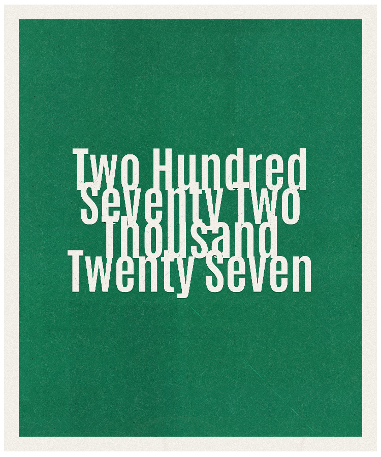 Count #272027