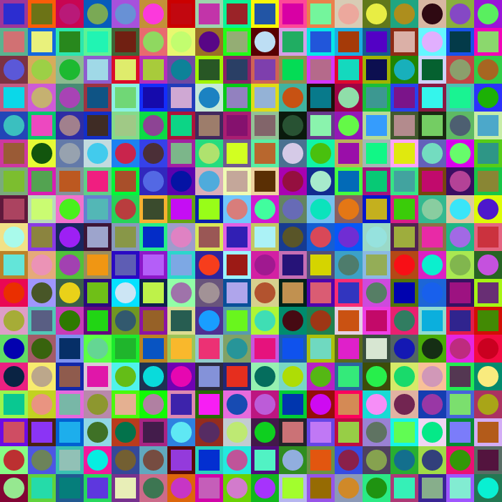 Square Dot Composition #213