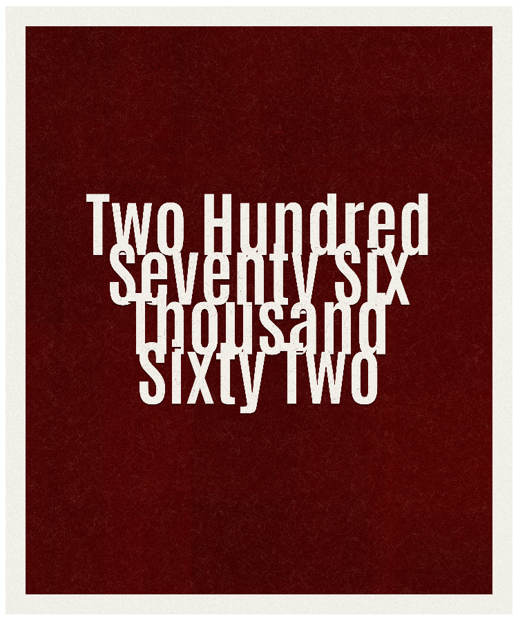 Count #276062
