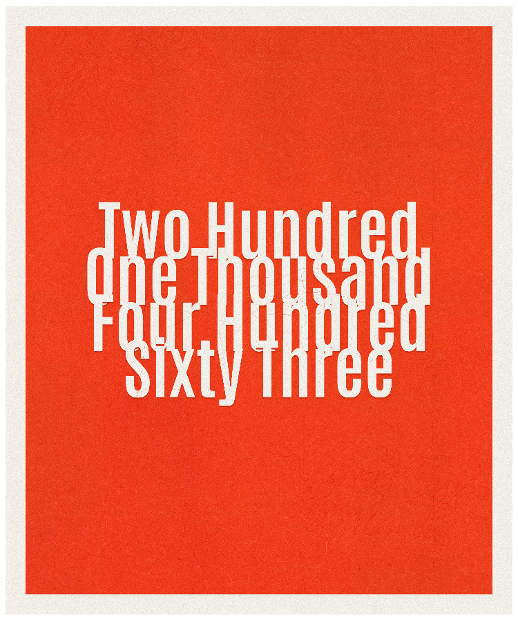 Count #201463