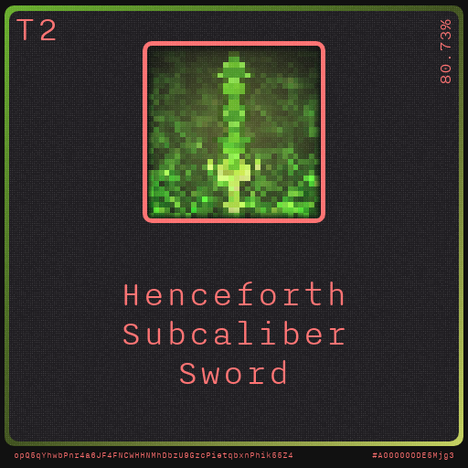 Gear for your quests - Sword #126