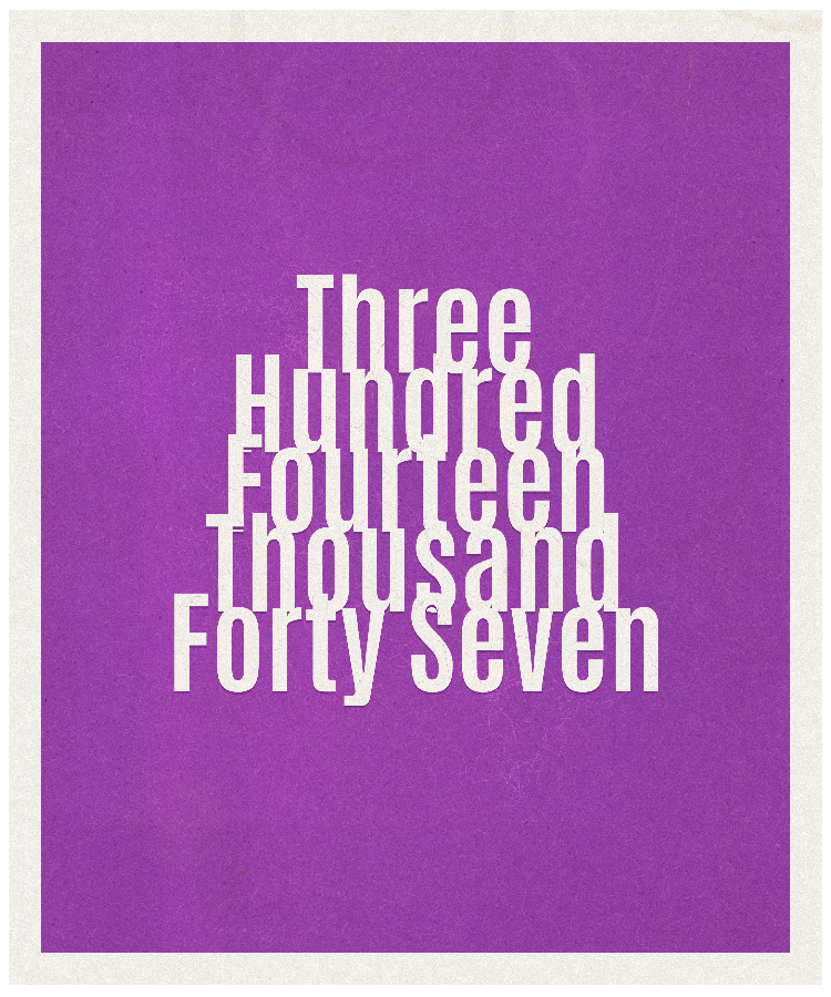 Count #314047