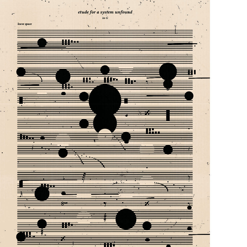 etude for a system unfound #59