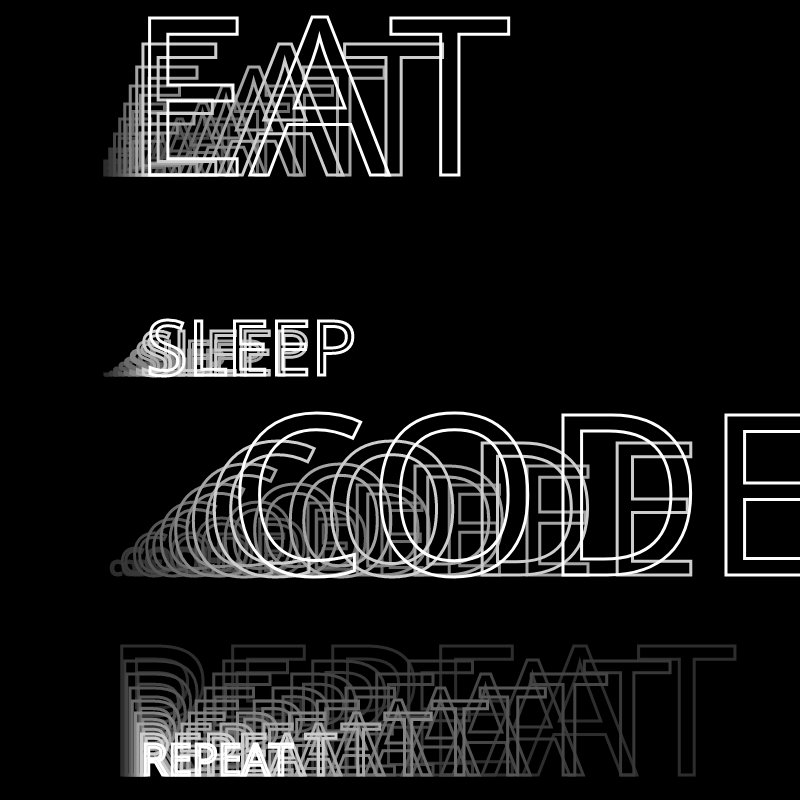 Eat Sleep Code Repeat #3