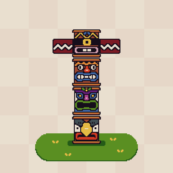 Tiki Totem  #16