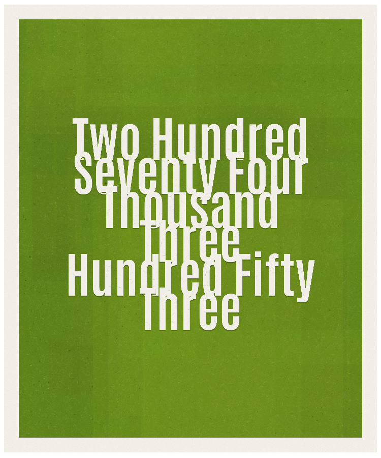 Count #274353