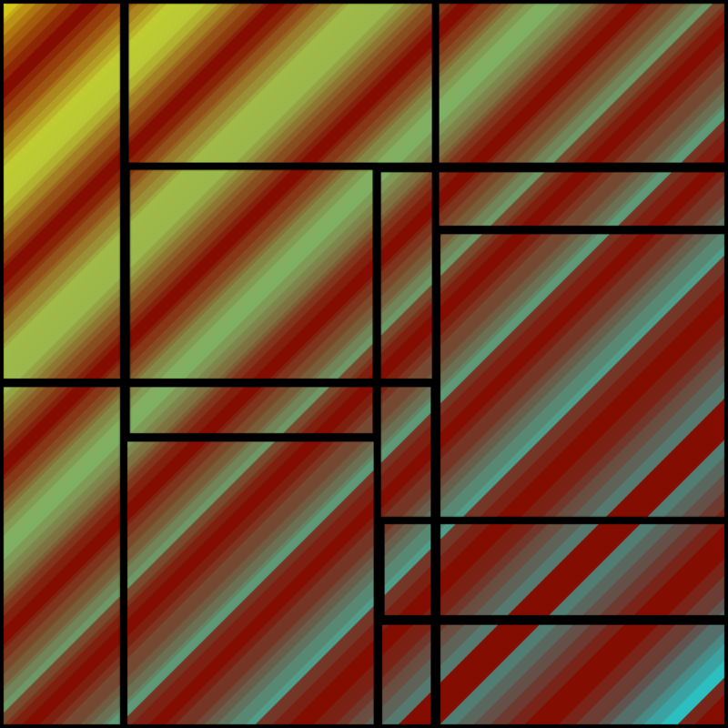 Stacked Mondrian #8