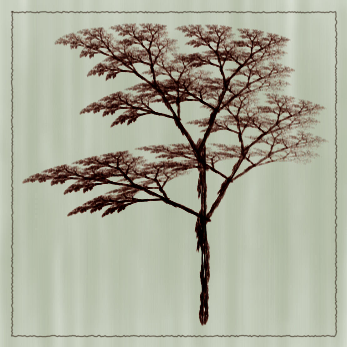 Tree on Silk #4