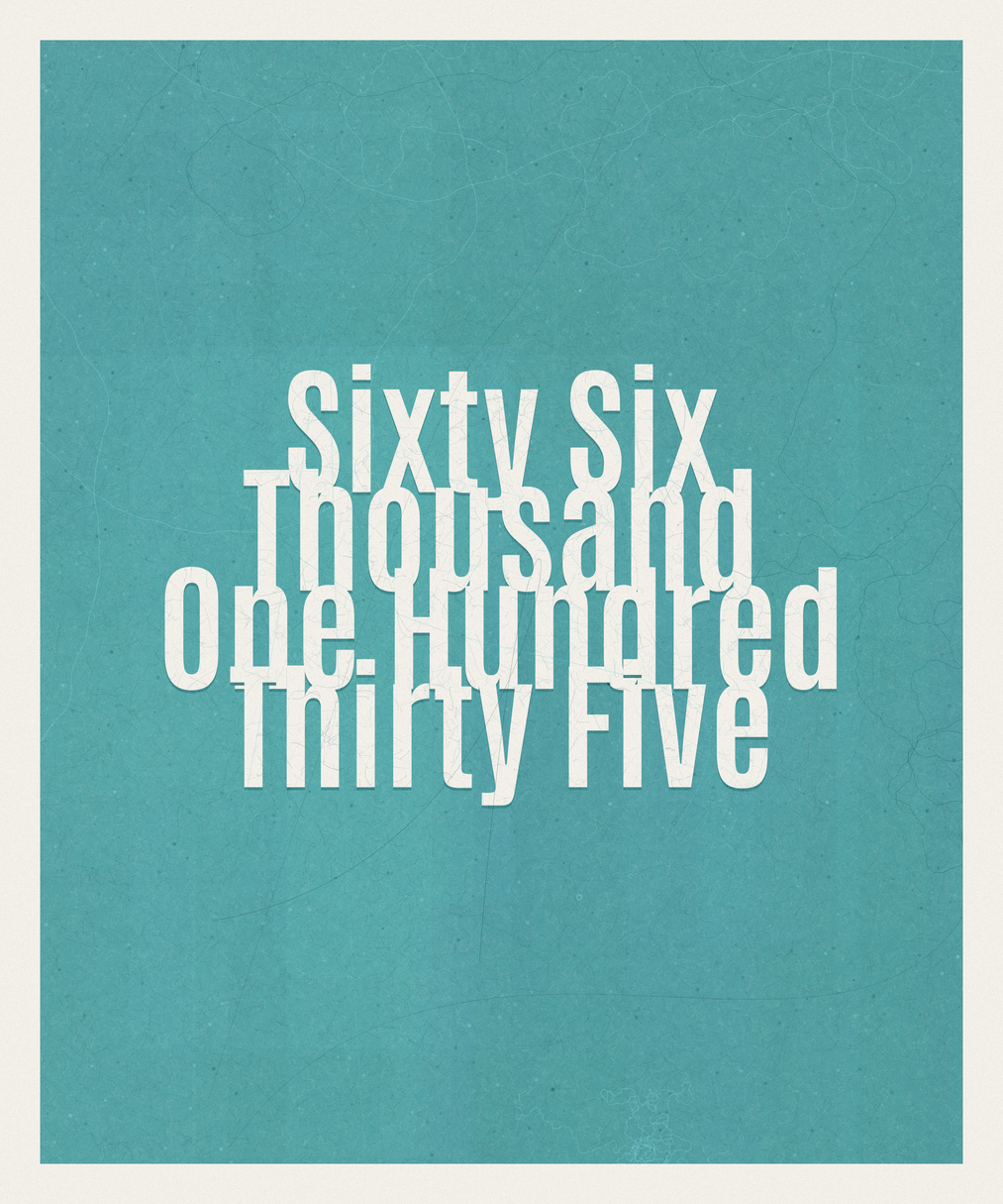 Count #66135