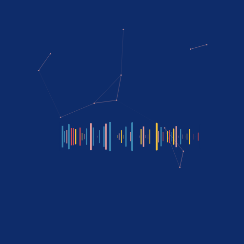 Constellation of particles in Space Sound #20