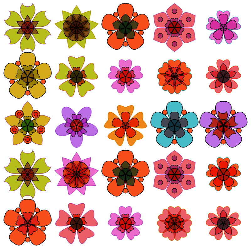 Flower Grid #1