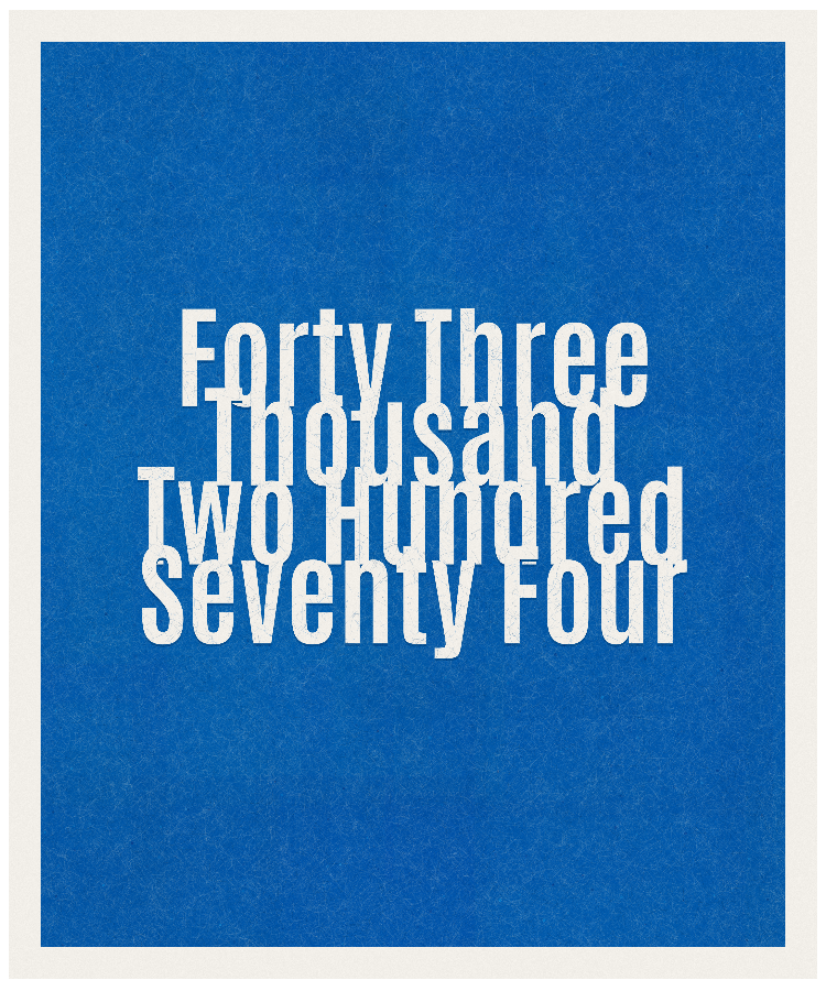 Count #43274