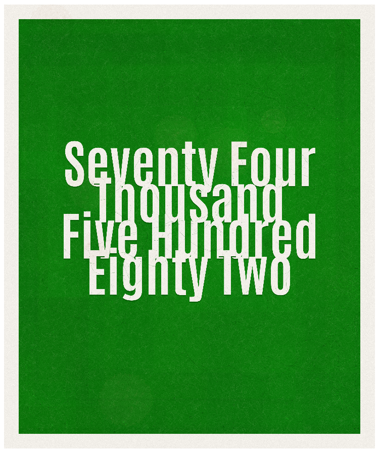 Count #74582