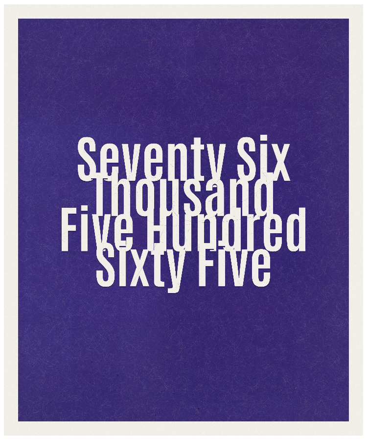 Count #76565