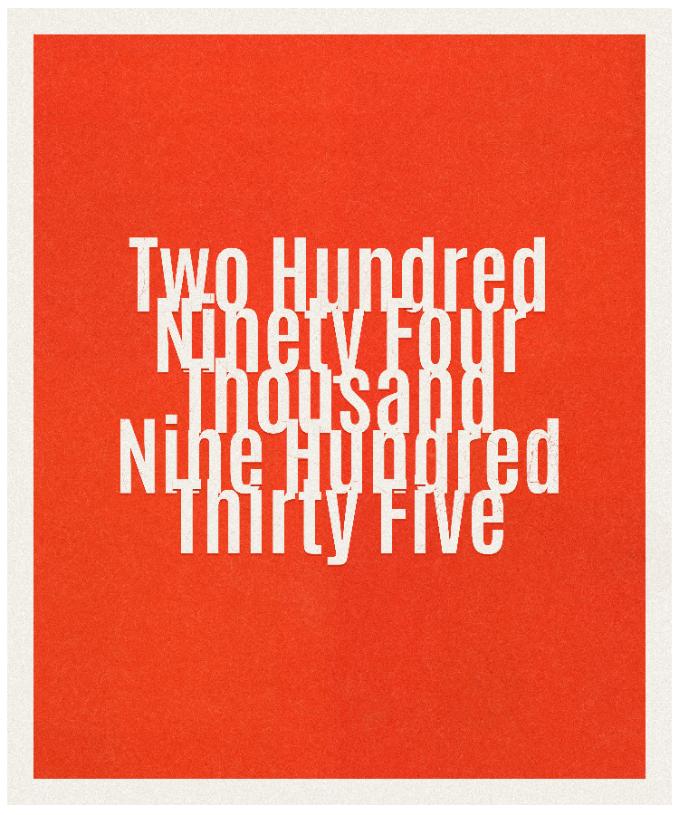 Count #294935