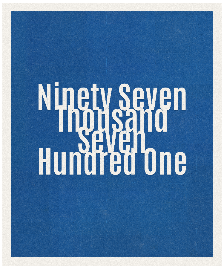 Count #97701
