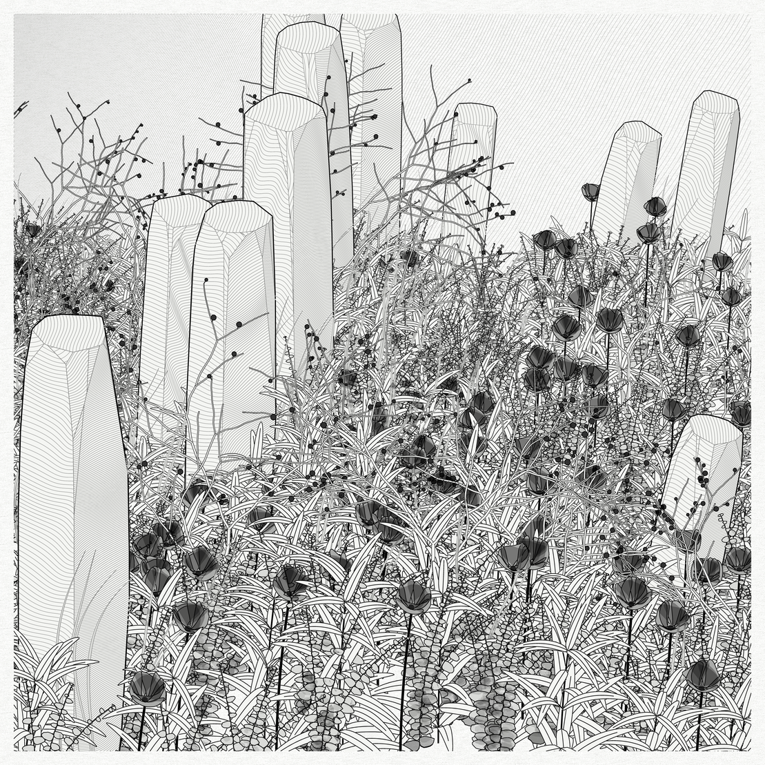 Garden, Monoliths #27