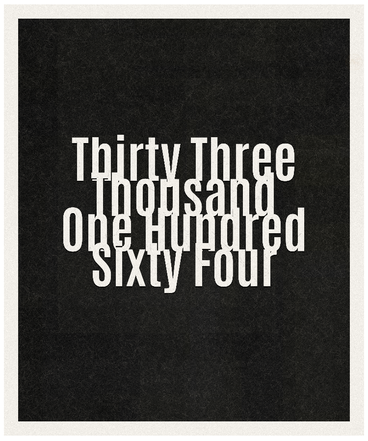 Count #33164
