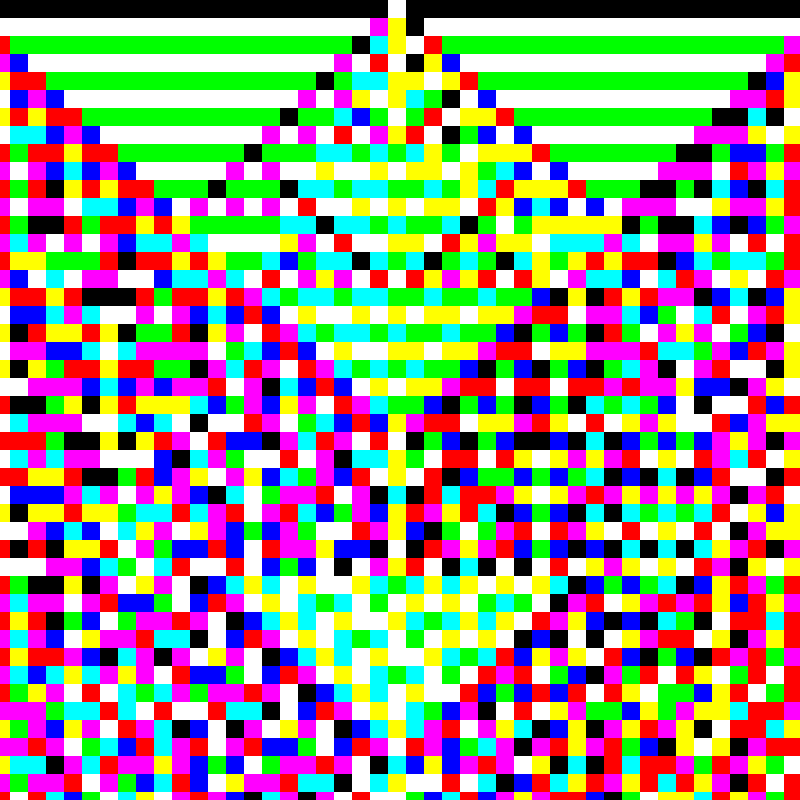 RGB Elementary Cellular Automaton #623