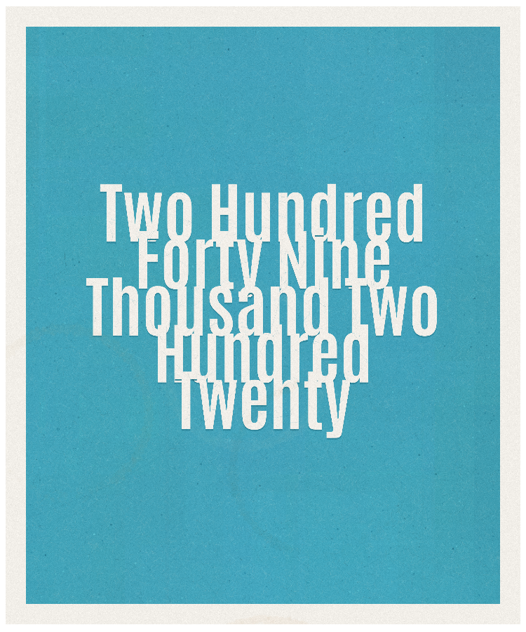 Count #249220