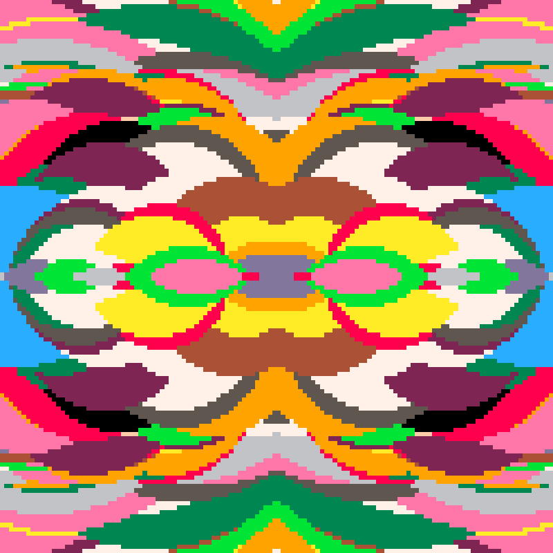 Rapid Psychedelic Inkblot Test Generator #23