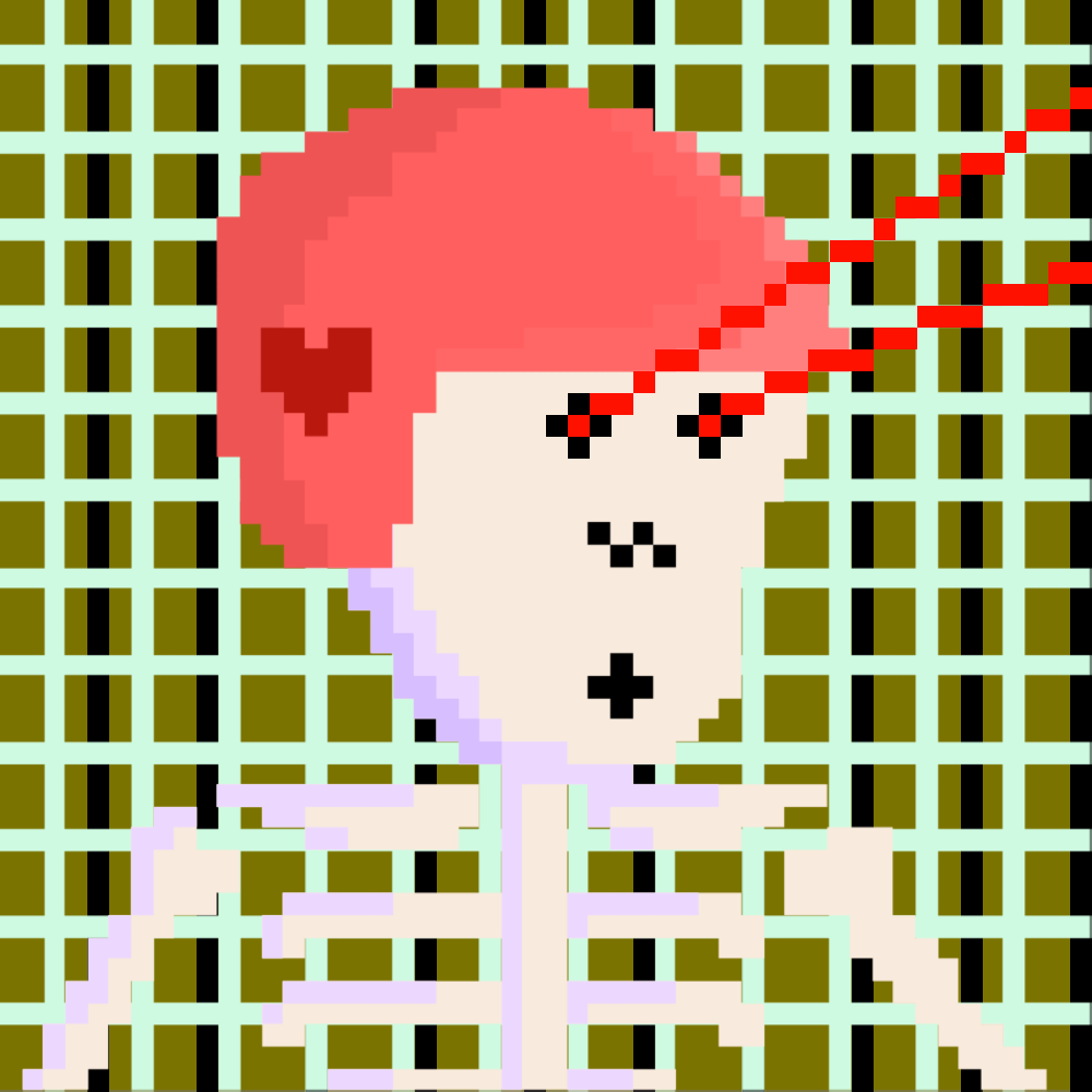 PIXEL SKULLETTI 1 #158
