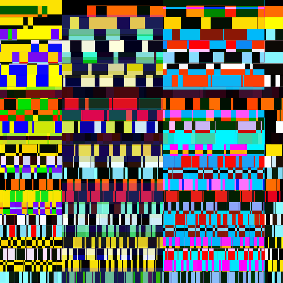 Glitchometry Stripes #66