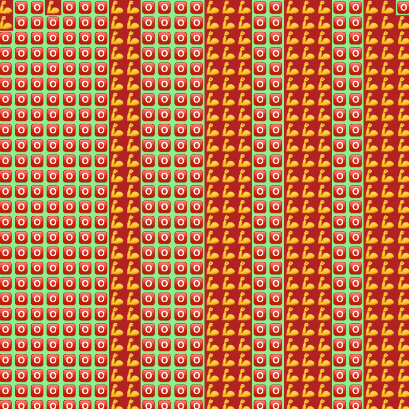 Elementary Cellular Emoji Automata #855