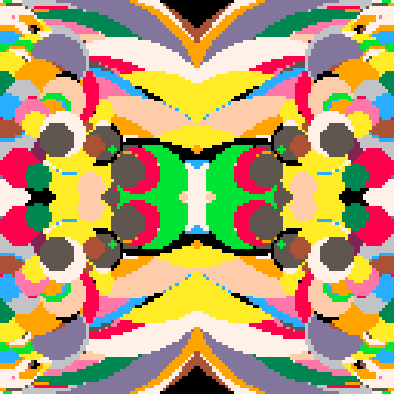 Rapid Psychedelic Inkblot Test Generator #31