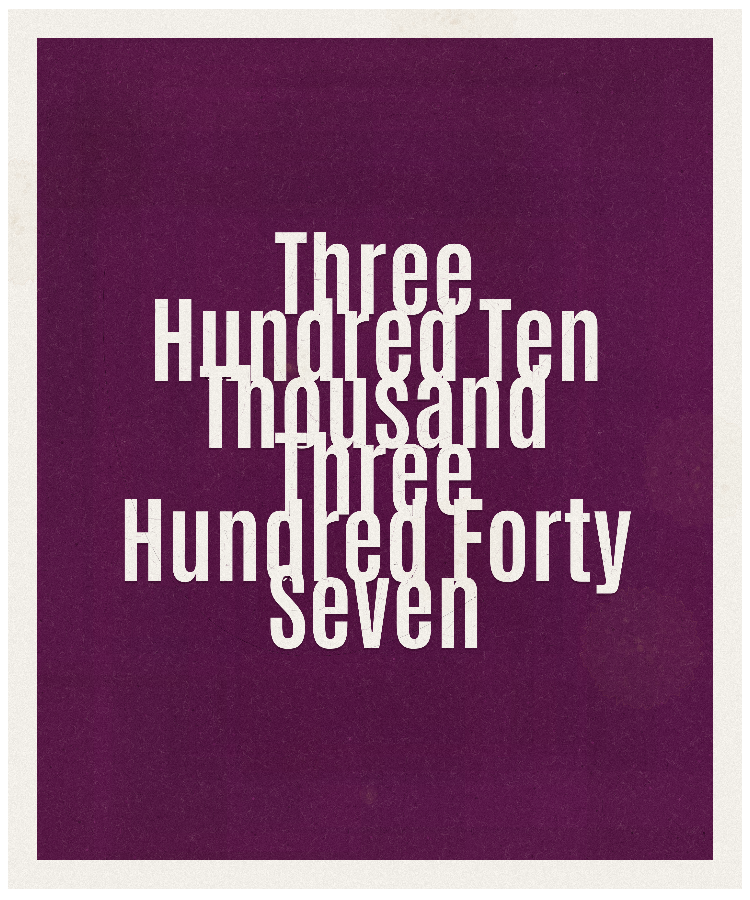Count #310347