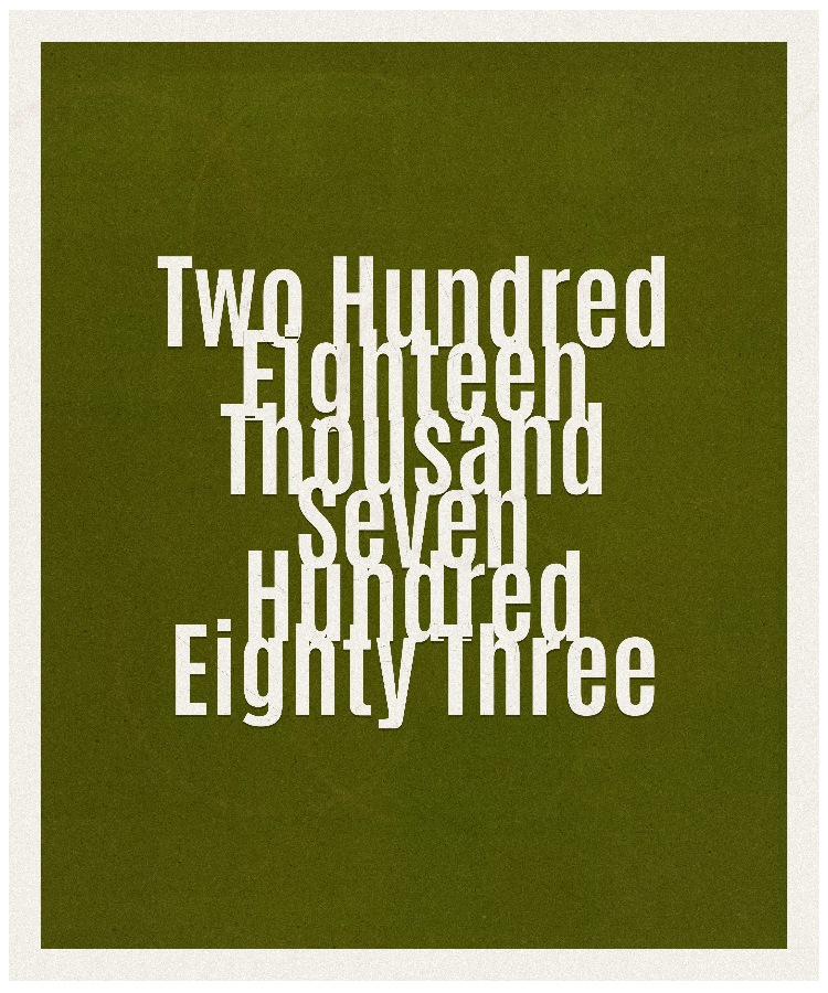 Count #218783