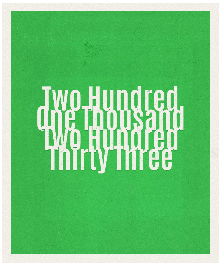 Count #201233